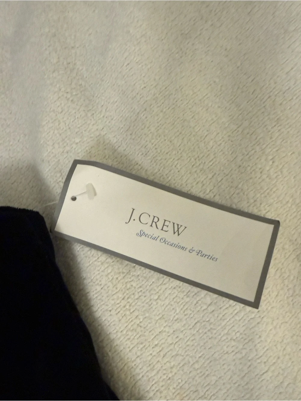 J.Crew Black Velvet Strapless Cocktail Dress NWT